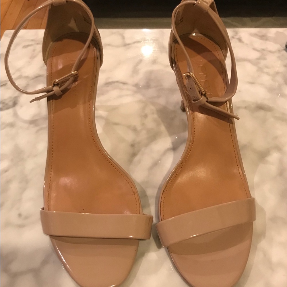 Jcrew Factory Nude Strappy Sandal 7.5